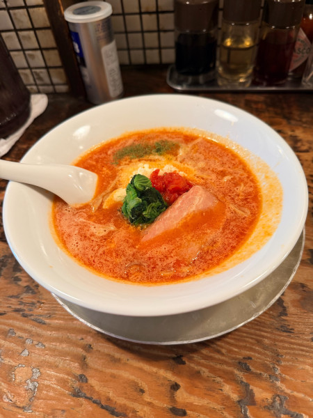 「とまとラーメン」@ジャンジャン軒の写真