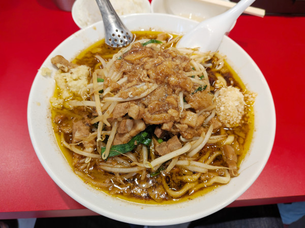 「鬼ソバセット」@すず鬼直伝スタミナらーめん かわさ鬼の写真