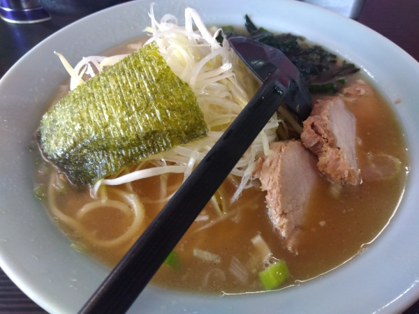 「ネギラーメン(750円)」@ニューラーメンショップ 南大野店の写真