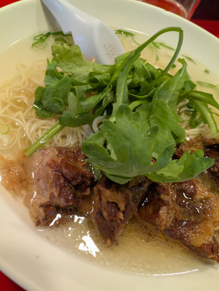 「排骨メン」@揚子江ラーメン 名門 本店の写真