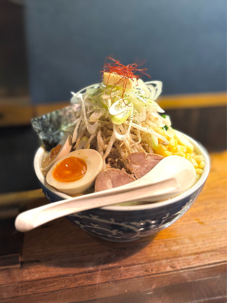 「【限定】清湯バターコーン・ミニみそ」@麺屋 鶏口の写真