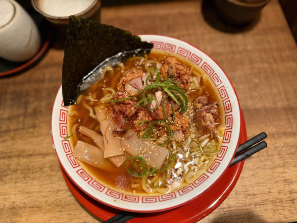 「元祖函館流 ザンギラーメン1480円＊プレオープンの為無料」@元祖函館流ザンギラーメンまごころの写真