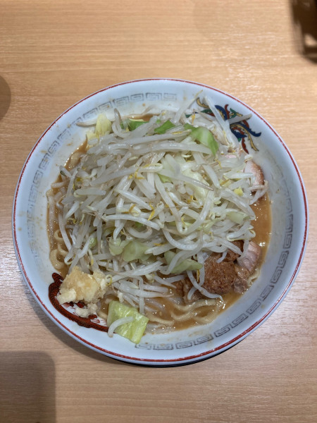 「味噌山ミニラーメン(野菜450g、ニンニク1杯)」@豚山 町田2号店の写真