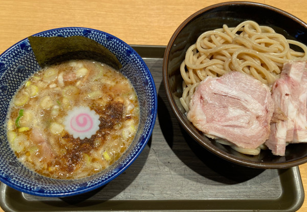 「【夜の部】濃厚つけ半チャーシュー 1150円」@くり山の写真