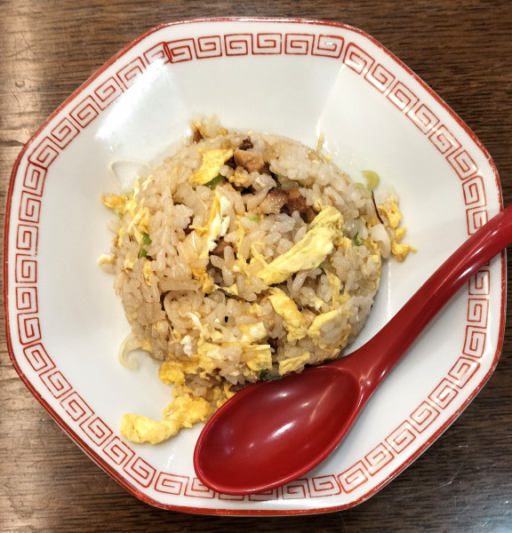 「半チャーハン 380円」@麺屋 極豚の写真