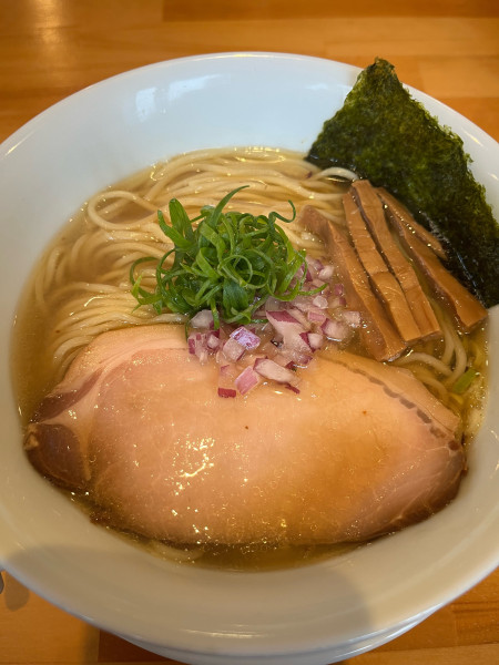 「芳醇煮干し　塩」@自家製ラーメン アイリーの写真