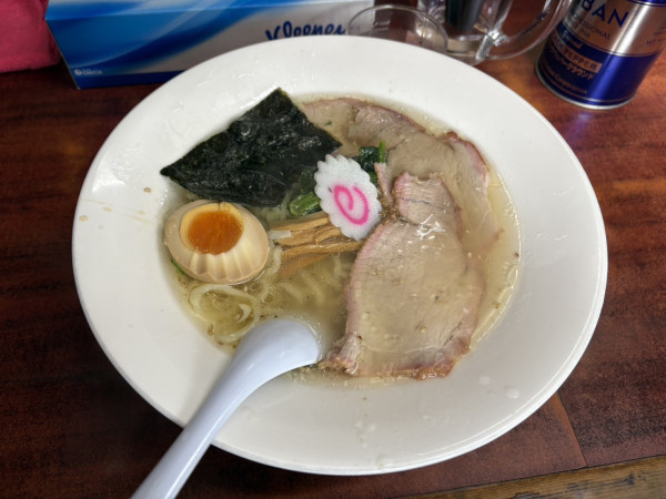 「塩らーめん」@白河中華そばの写真