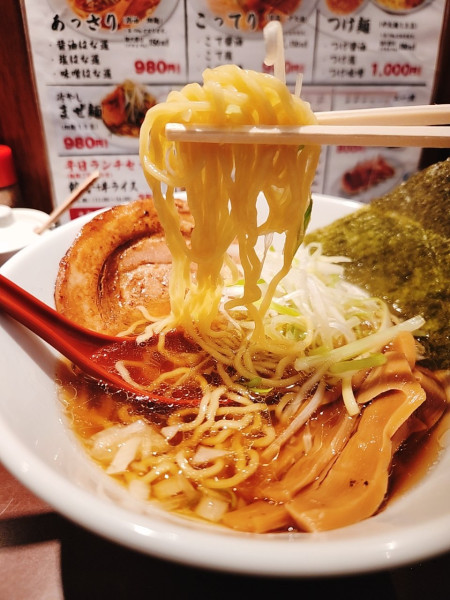 「あっさりはな道醤油」@麺屋 はな道の写真