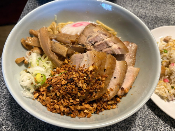 「チャーシューあぶら〜麺」@あぶら〜亭 桜上水本店の写真