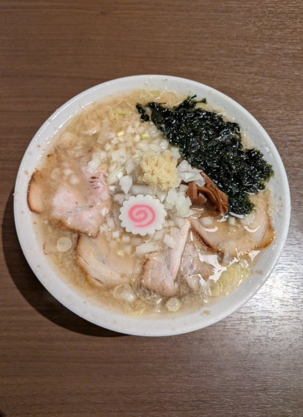 「背脂生姜ラーメン 塩 ~裏メニュー~」@鳳凰の写真