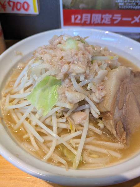 「豚ラーメン」@時は豚なり 尻手黒川通り2号店の写真