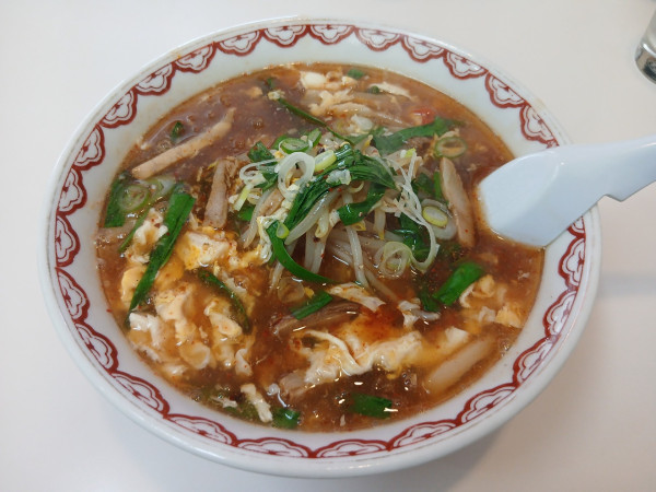 「酸辣湯麵 850円」@王ちゃんラーメンの写真