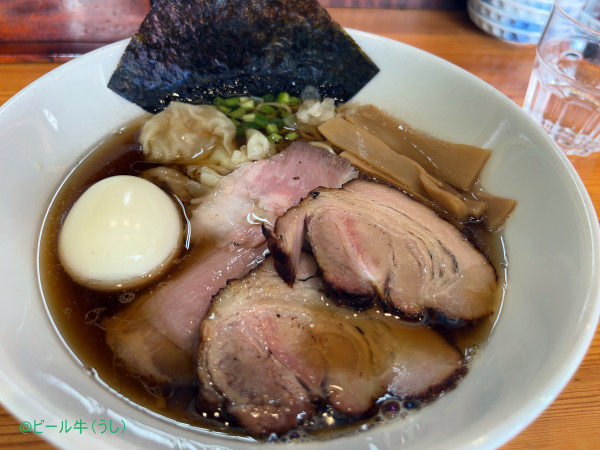 「特製淡麗煮干そば(1070円)」@麺笑 コムギの夢の写真