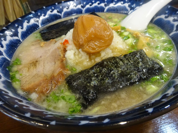 「みぞれらーめん　990円」@がんこやかるがんラーメン 那珂店の写真
