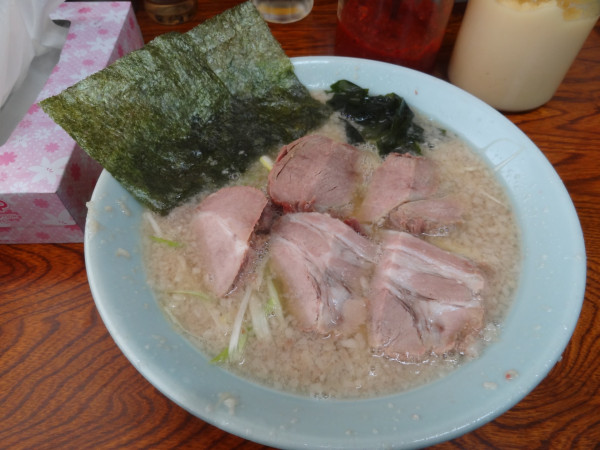 「ネギチャーシュー960円 中盛110円」@ラーメンショップ 牛久結束店の写真