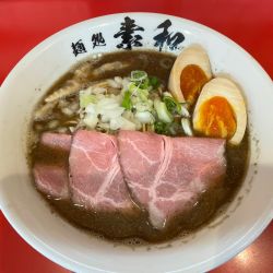 特製濃厚煮干ラーメン　￥１２５０