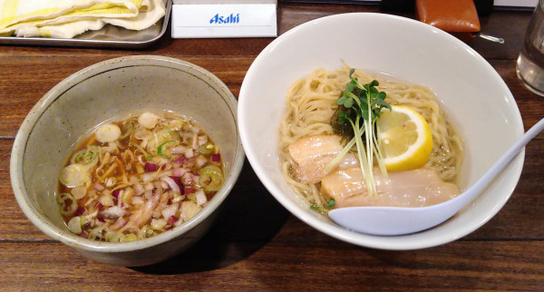 「昆布水つけ麺」@貝出汁中華そば 貝香屋の写真