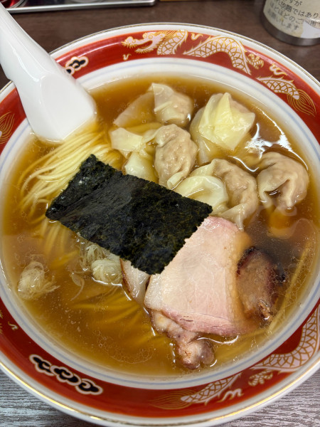 「ワンタンメン」@支那ソバ かづ屋の写真