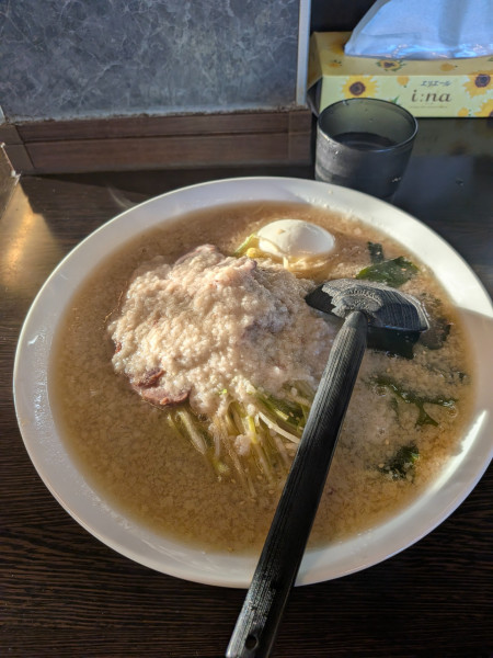 「ネギチャーシュー麺 玉子 中盛り」@ニューラーメンショップ主水の写真