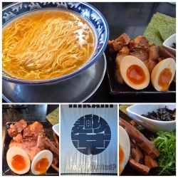 神奈川端麗系柳麺塩（大盛）＋特製