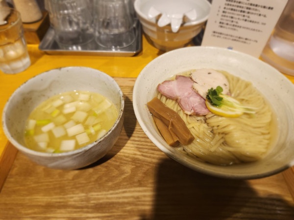 「昆布水つけ麺　塩」@BABA NOODLE HOUSEの写真