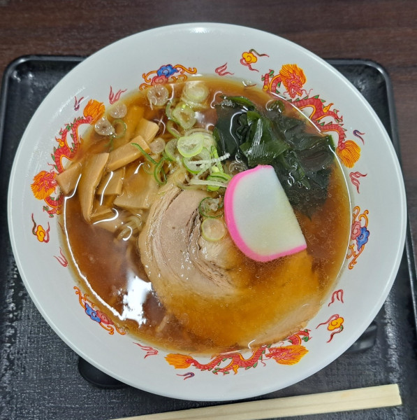 「中華そば600円」@なの花 一ノ関駅店の写真