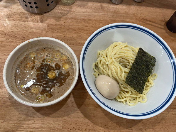 「つけ麺（300g）1150円　味玉150円」@中華そばの店 みのひの写真
