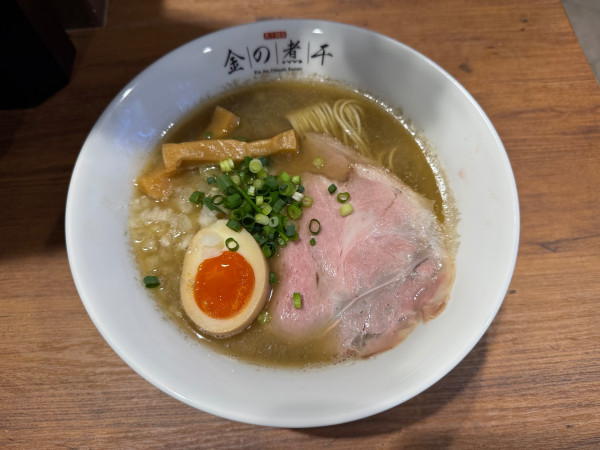 「特製金の煮干しらーめん 1050円」@金の煮干の写真
