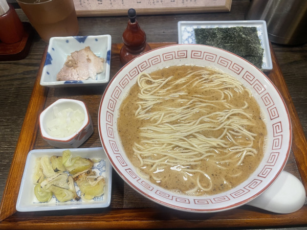 「サバのラーメン」@炭火焼き濃厚中華そば 倫道の写真