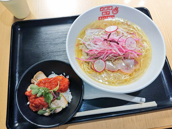 「【限定】MIXTURE SALT NOODLE、など」@#新宿地下ラーメンの写真