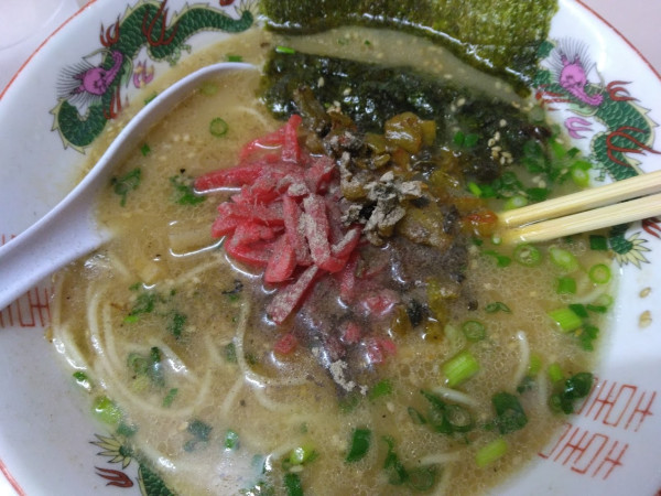 「ラーメン600円、替玉100円」@悟空の写真