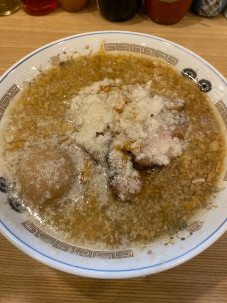 「中油（並盛）＋味玉」@麺処 そら亭2の写真