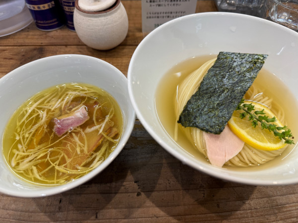 「昆布水つけ麺塩1050円」@3931WORKS.の写真