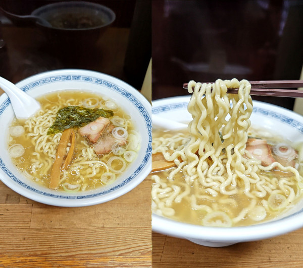 「『塩中華そば (￥700)』」@中華そば・つけめん 甲斐の写真