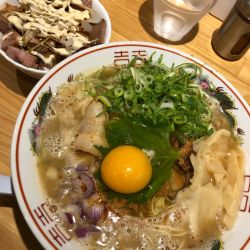 特製濃厚そば 満つるStyle & レアチャーシュー丼