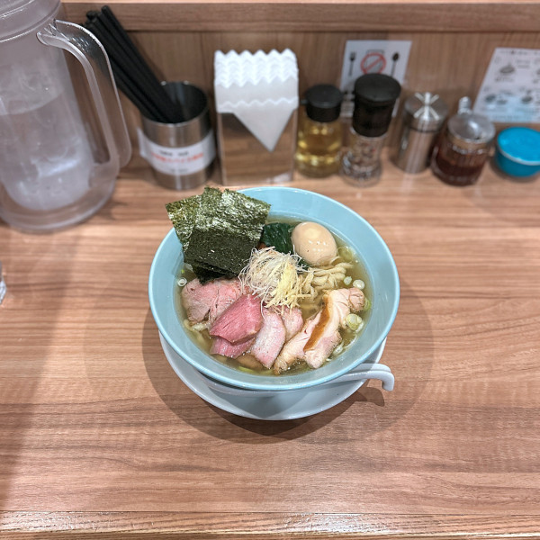 「特製塩＋手もみ麺」@麺処 ほん田 秋葉原本店の写真