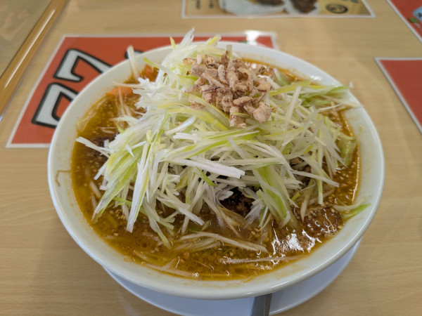 「炒め野菜ネギ味噌ラーメン　1200円」@青竹手打佐野らーめん 和龍の写真