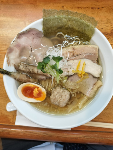 「特製塩そば」@おとなの塩sobaの写真