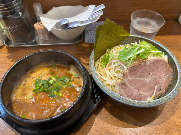 「辛みそつけめん」@麺屋わおんの写真
