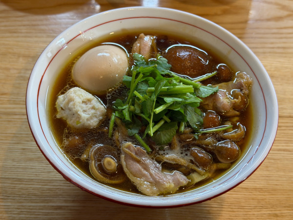 「飛騨なめこそば」@麺 㐂色の写真