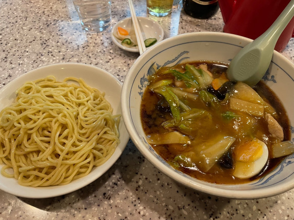 「特製つけ麺、餃子、サッポロ」@つけ麺みなみの写真