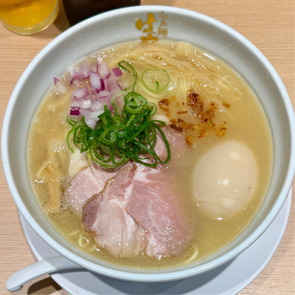 「特製鶏白湯らぁ麺」@らぁ麺 はやし田 品川港南口店の写真