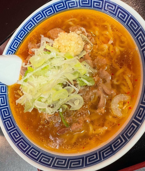 「醤油ベースのモツラーメン‼️」@にんにくモツライス 本店の写真