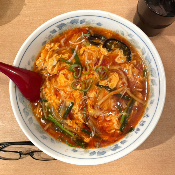 「スーラー麺(酸辣麺)」@興聚苑の写真