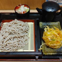 かき揚げせいろそば（600円）