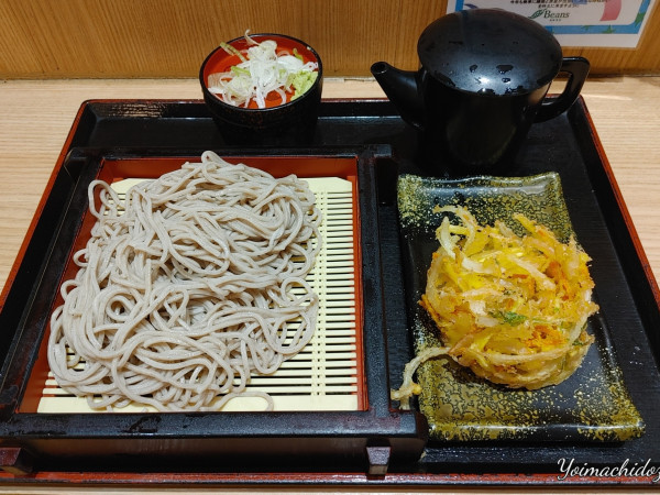 「かき揚げせいろそば（600円）」@彩むさしの写真