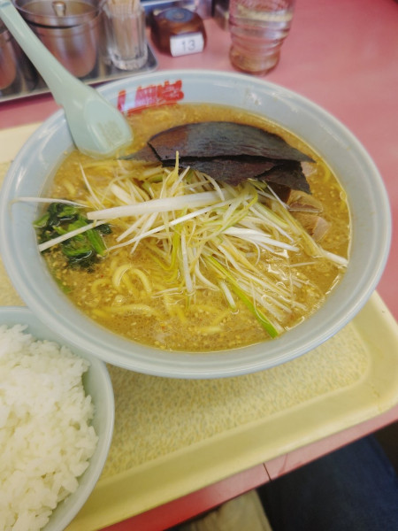 「味噌ネギラーメン(大盛)(840+210円)」@ラーメン山岡家 瑞穂店の写真