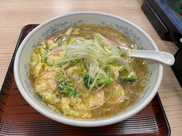 「新しんとこラーメン（12月限定）」@ぎょうざの満洲 鶴瀬東口店の写真