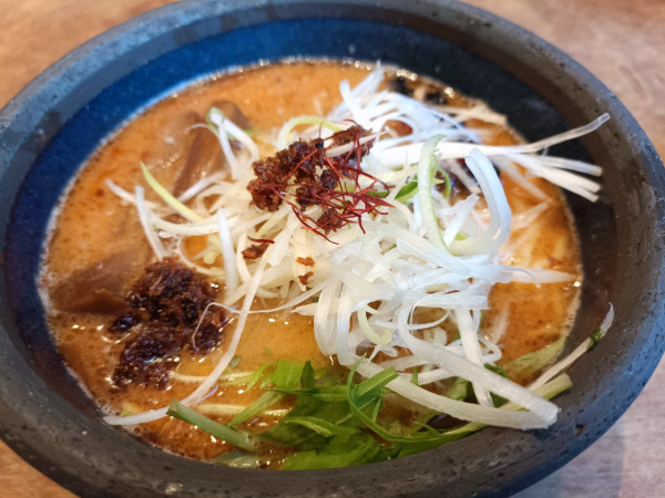 「海老ポタらぁめん」@俺の創作らぁめん 極や 上野広小路店の写真