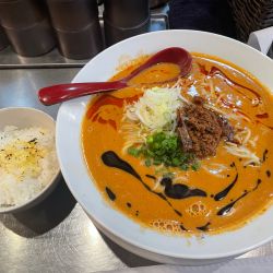 海老寿久担々麺✖️追いリゾット